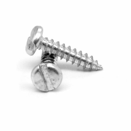 ASMC INDUSTRIAL No.14-10 x 1.5 Slotted Pan Head Type A Sheet Metal Screw, 18-8 Stainless Steel, 1000PK 0000-215698-1000